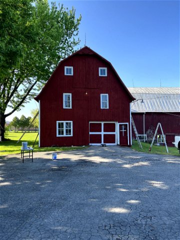red barn exterior