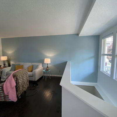a white bathroom with a fresh coat of paint
